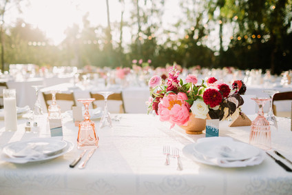 Peony centerpiece