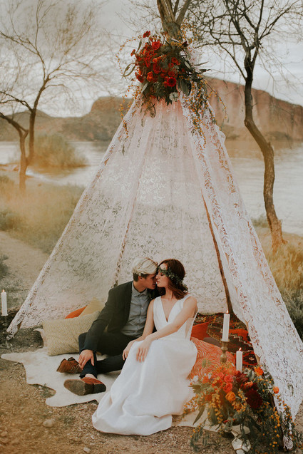 Wedding tipi