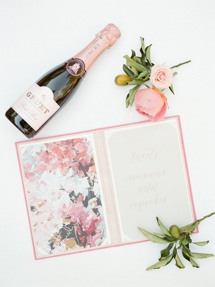 Calligraphy menu