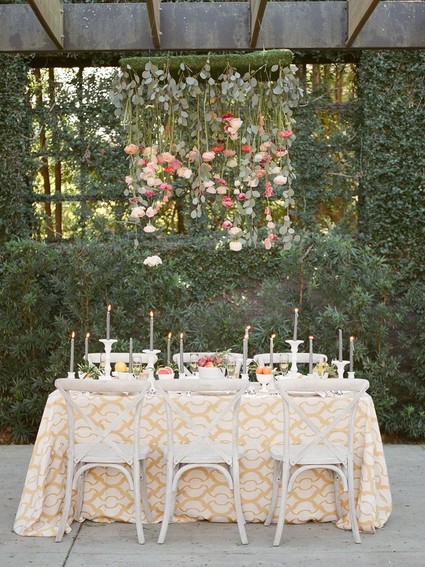 Spring tablescape