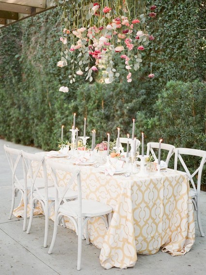 Spring tablescape