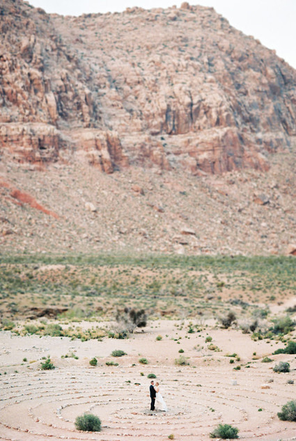 Desert elopement inspiration in Las Vegas Wedding Inspiration