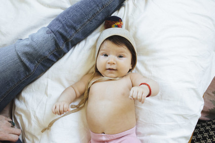 Lifestyle family newborn photos