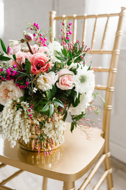 Spring pink baby shower