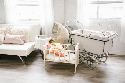 Spring pink baby shower