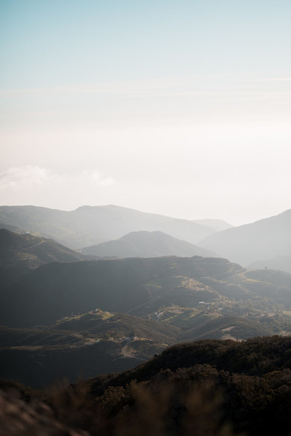 Malibu sunset engagement shoot