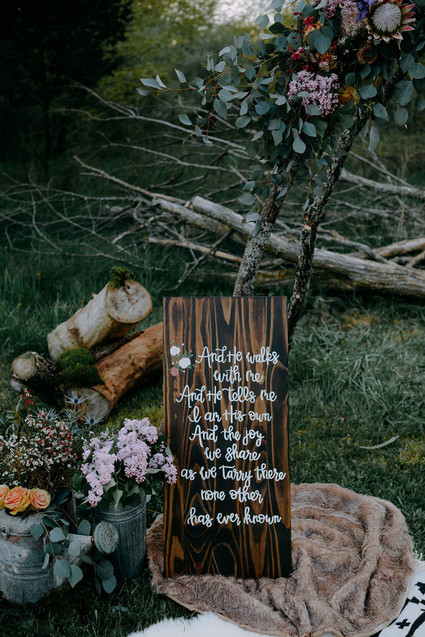 Wedding signage