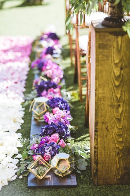 Tropical wedding flowers