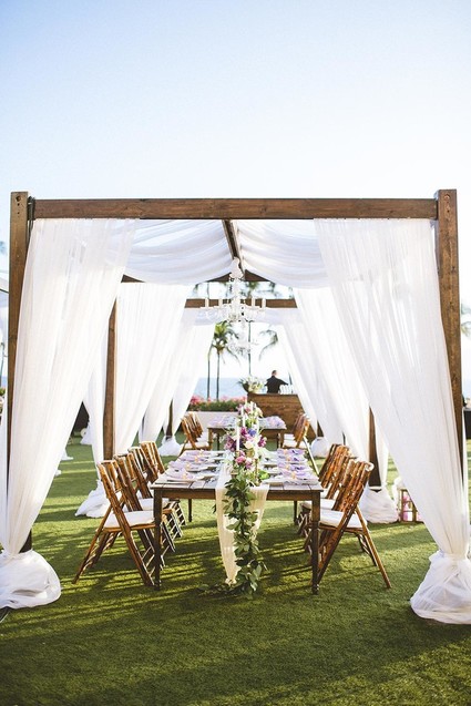 Maui wedding reception