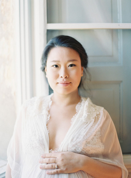 Romantic maternity photos in Italy