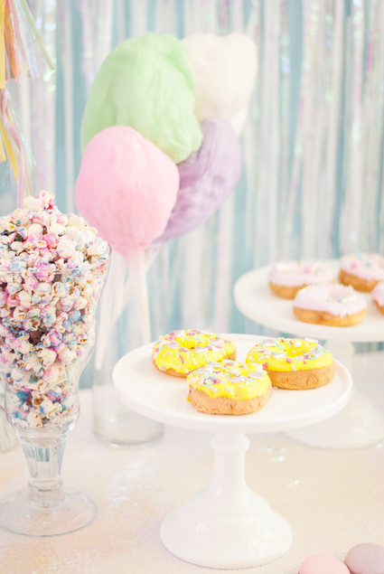 Pastel iridescent girl's birthday party Inspiration