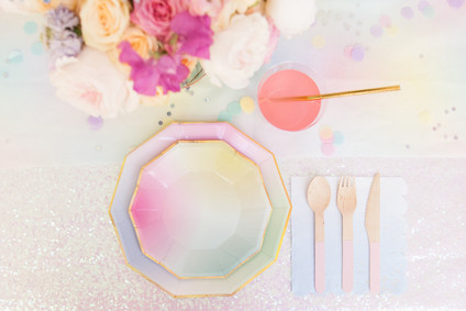 Pastel iridescent girl's birthday party Inspiration