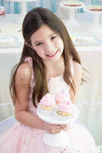 Pastel iridescent girl's birthday party Inspiration
