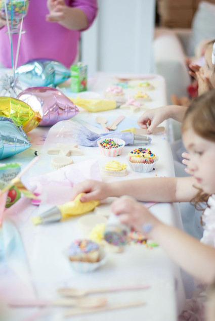 Pastel iridescent girl's birthday party Inspiration