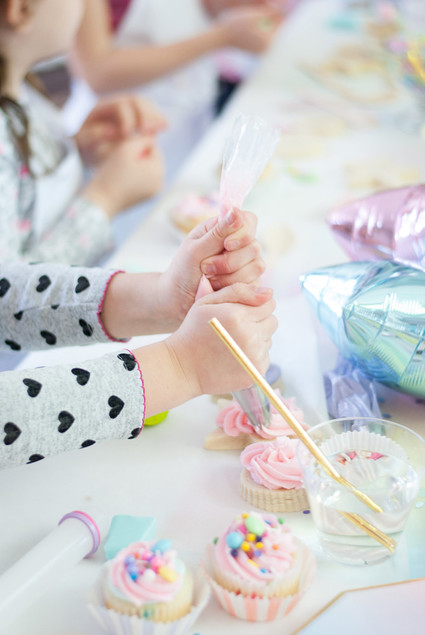 Pastel iridescent girl's birthday party