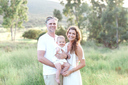 Summery family photos in Southern California