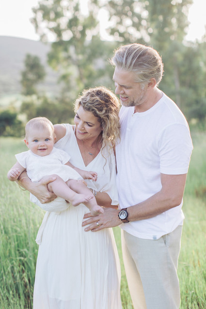 Summery family photos in Southern California