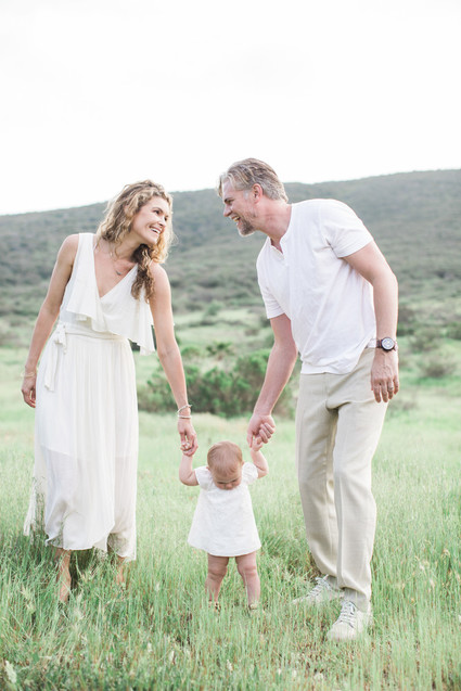 Summery family photos in Southern California