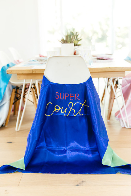 Modern super hero 3rd birthday party