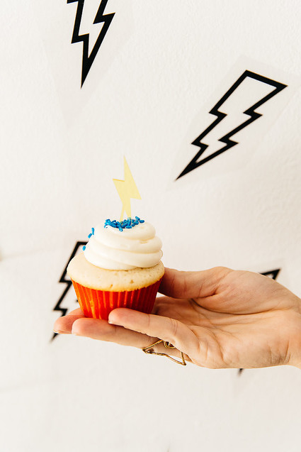 Modern super hero 3rd birthday party