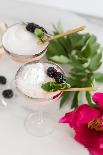 Coconut Water Sorbet Floats Inspiration