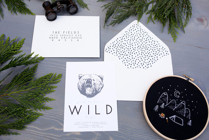 black and white 3rd birthday