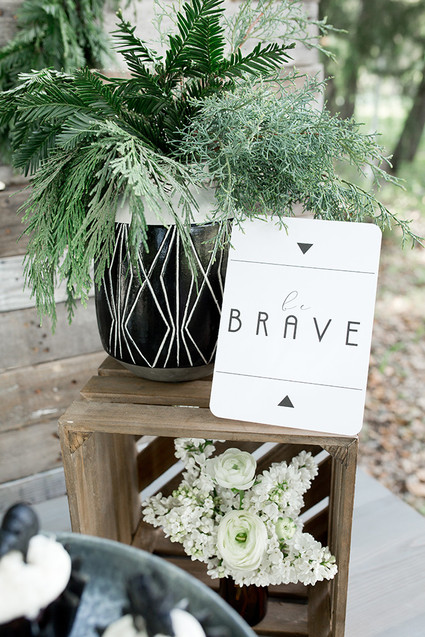 black and white 3rd birthday