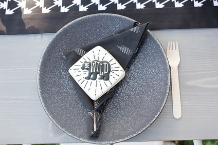 black and white 3rd birthday