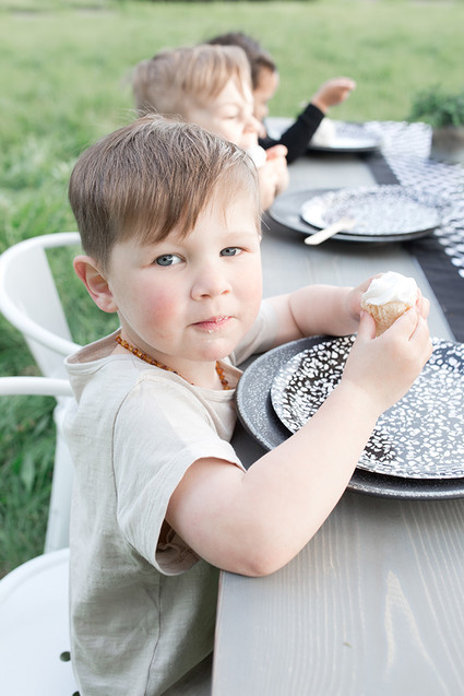 black and white 3rd birthday