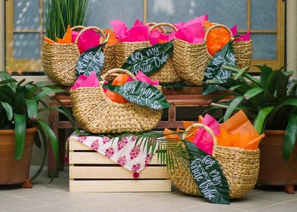 Tiki inspired bridal shower