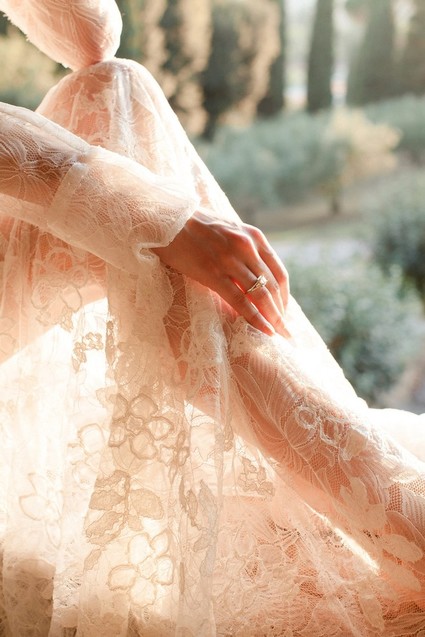 Lace wedding dress