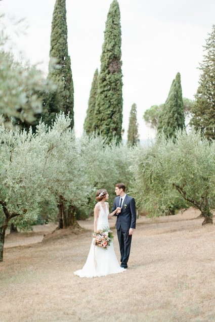 Romantic wedding inspiration in Florence