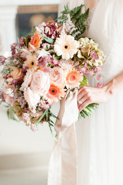Spring bridal bouquet