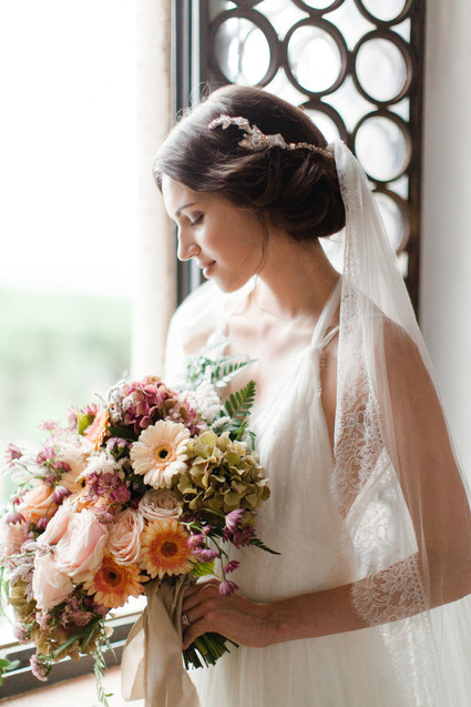 Jannie Baltzer bridal headpiece