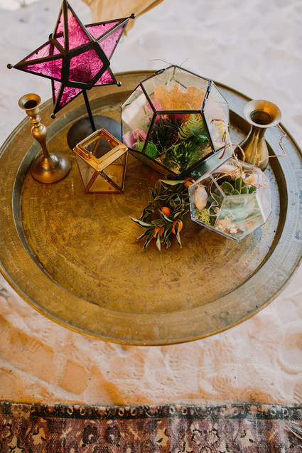 Boho wedding decor