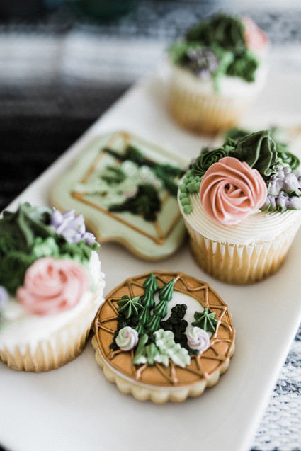 succulent cupcakes Inspiration