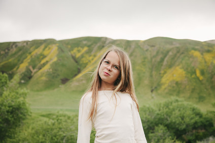 Family photos at Wind Wolves Preserve