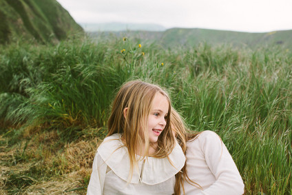 Family photos at Wind Wolves Preserve