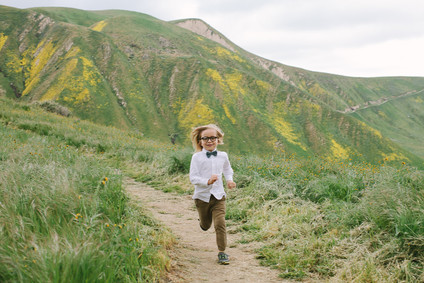 Family photos at Wind Wolves Preserve