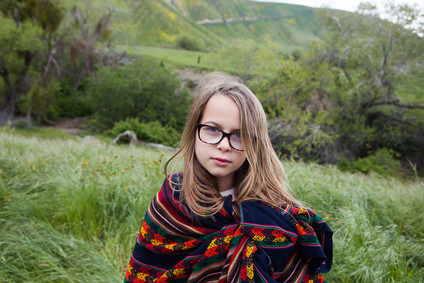 Family photos at Wind Wolves Preserve