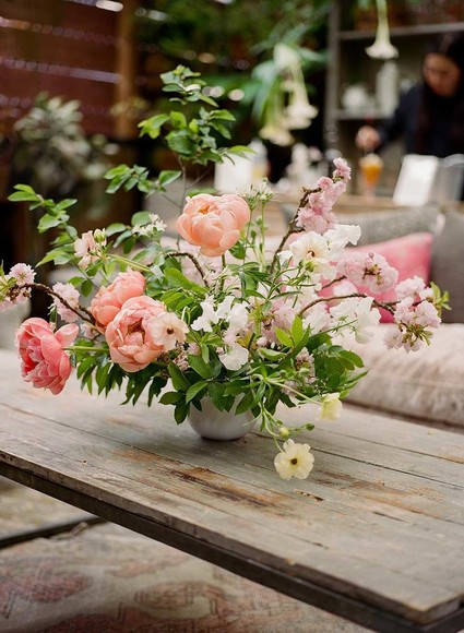 Spring floral arrangement