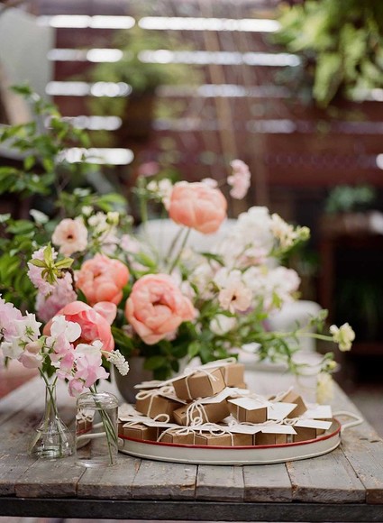 Spring floral arrangements