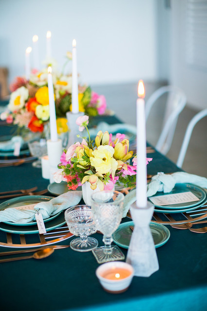Modern tablescape