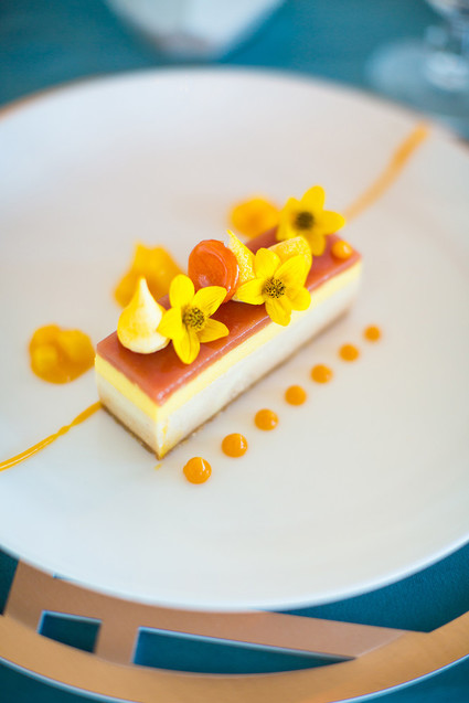 Modern wedding dessert