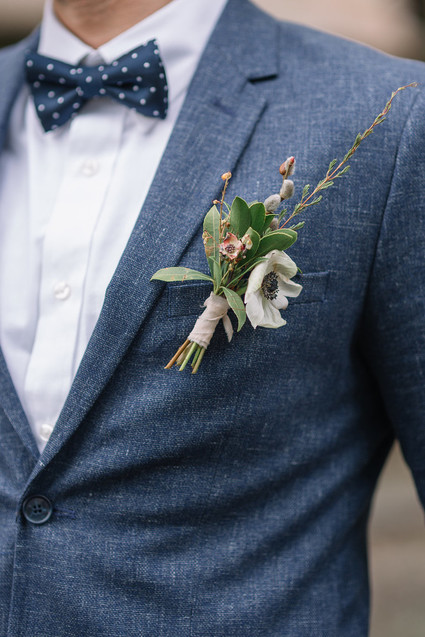Rustic boutonniere Inspiration