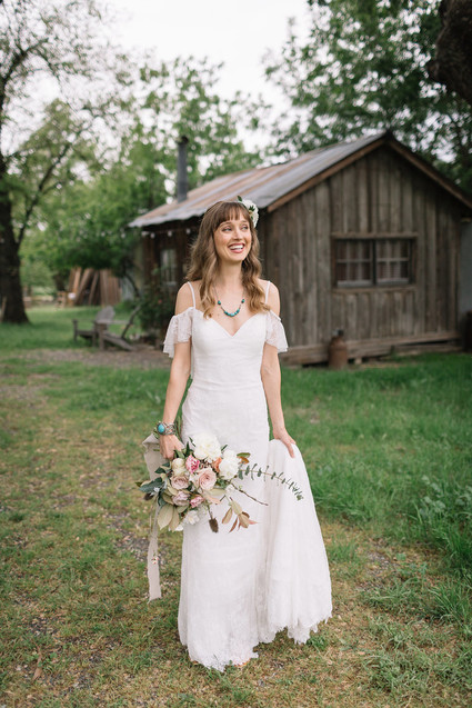 Bohemian wedding dress