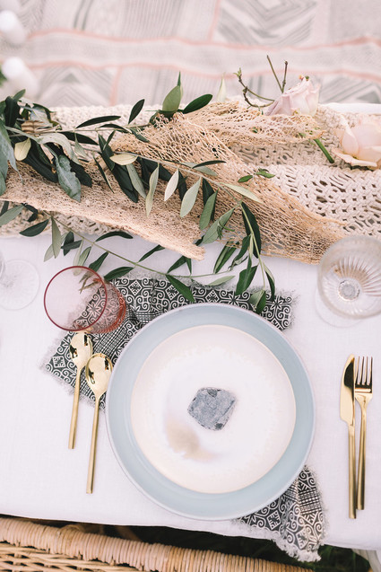 Rustic place setting