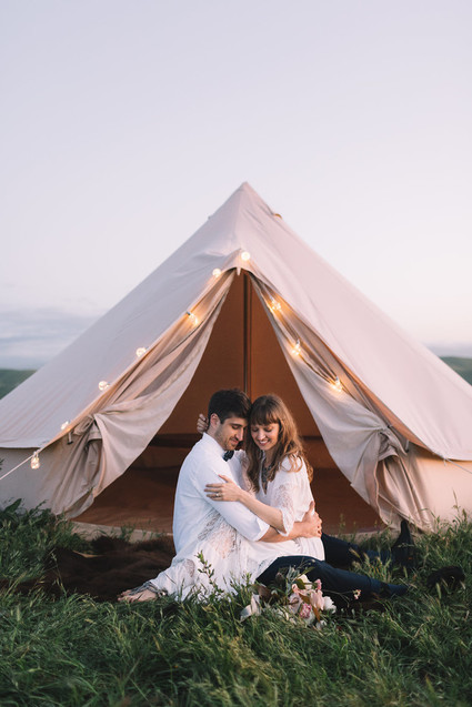 Glamping portrait