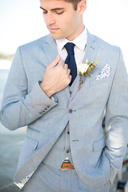 Nautical groom