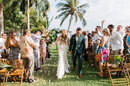 Maui wedding at Olowalu Plantation House